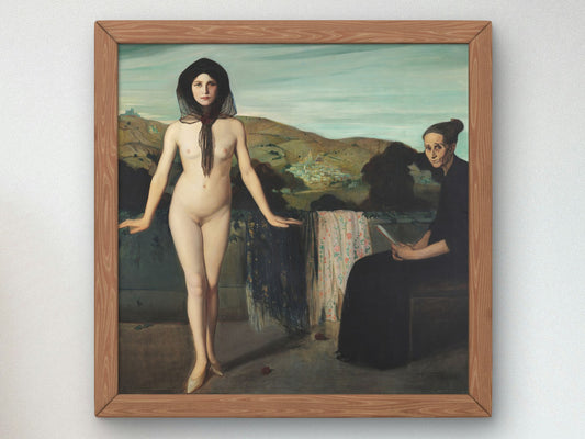 The Naked Dancer by Ángel Zárraga 1907, Wall Art Print, Fine Art Reproduction, Museum Quality Decor, Poster
