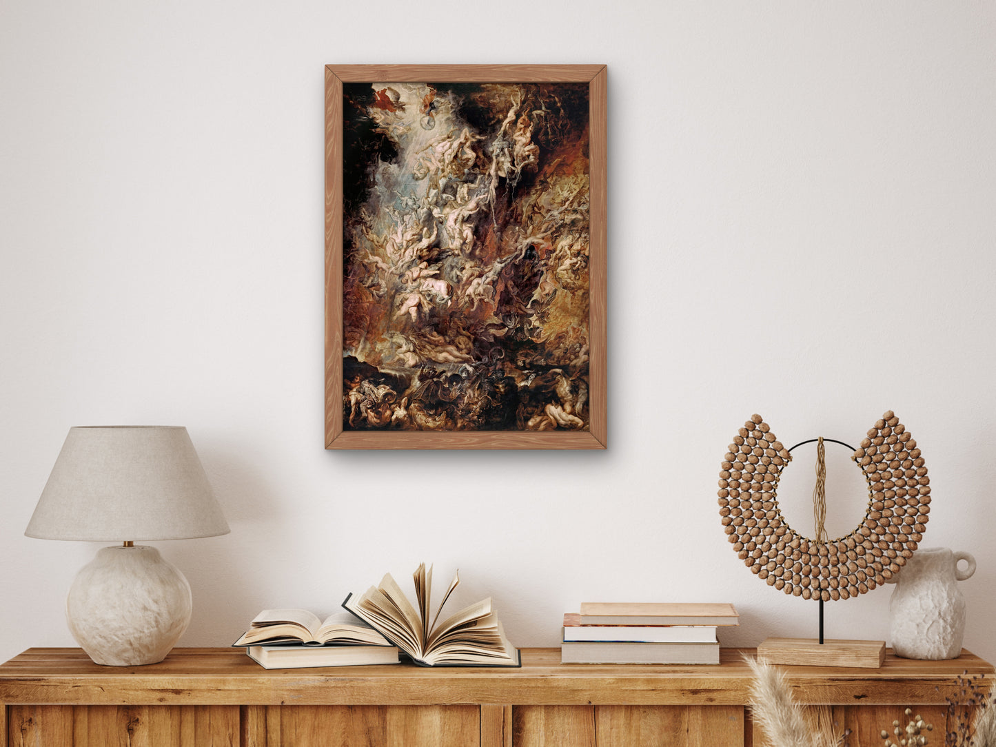 Fall of the Damned by Peter Paul Rubens, Wall Art Print, Fine Art Reproduction, Museum Quality Decor, Poster