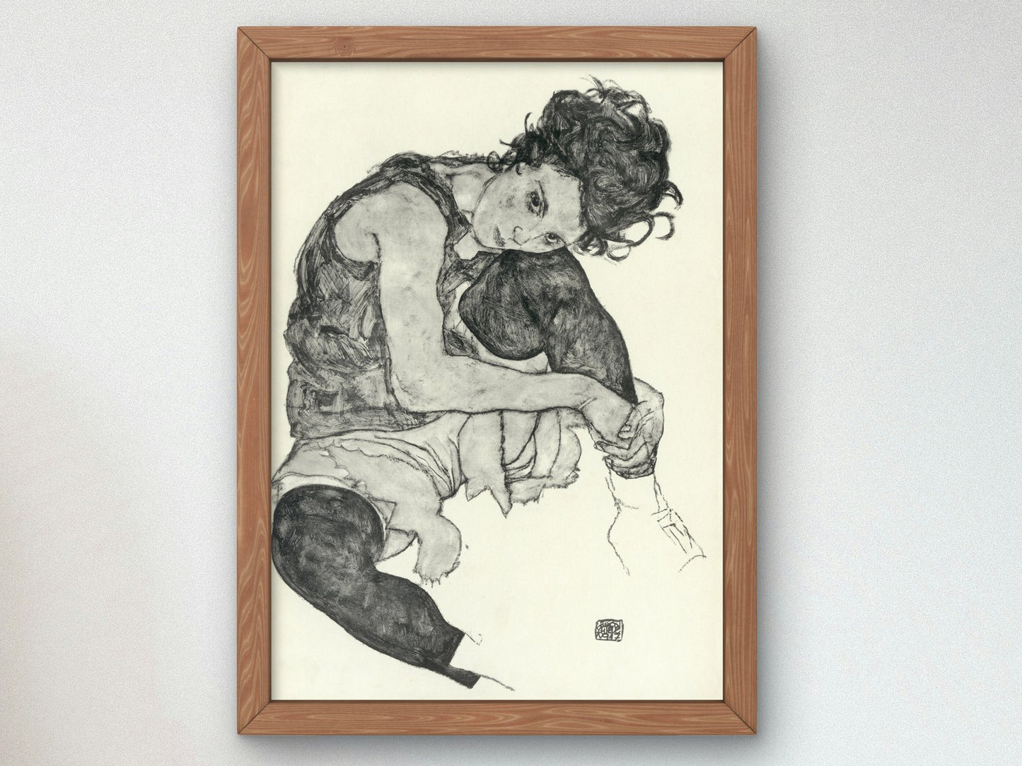 Zeichnungen I by Egon Schiele 1917, Wall Art Print, Fine Art Reproduction, Museum Quality Decor, Poster