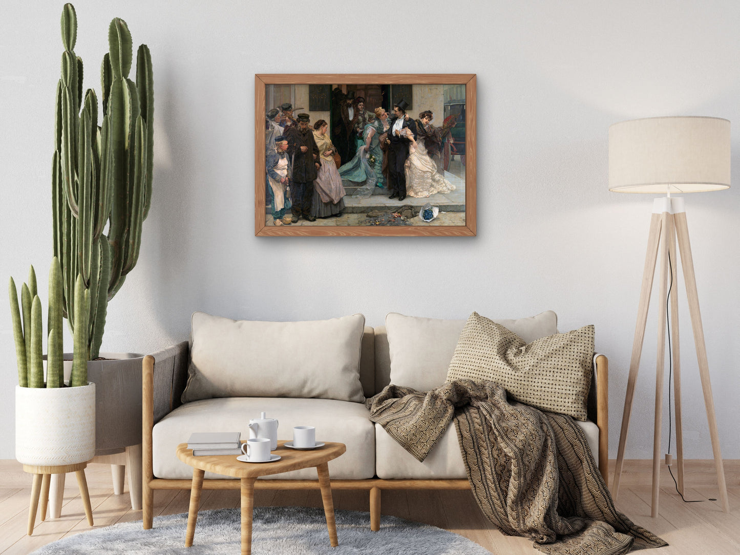 At Dawn by Charles Hermans 1875, Wall Art Print, Fine Art Reproduction, Museum Quality Decor, Poster
