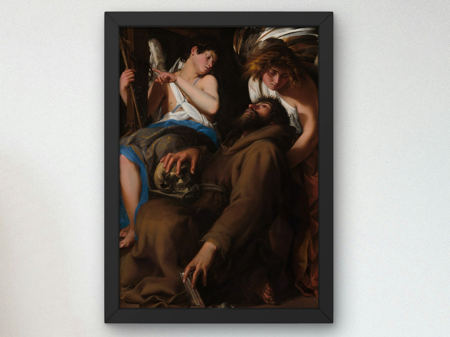 The Ecstasy of Saint Francis by Giovanni Baglione 1601, Wall Art Print, Fine Art Reproduction, Museum Quality Decor, Poster