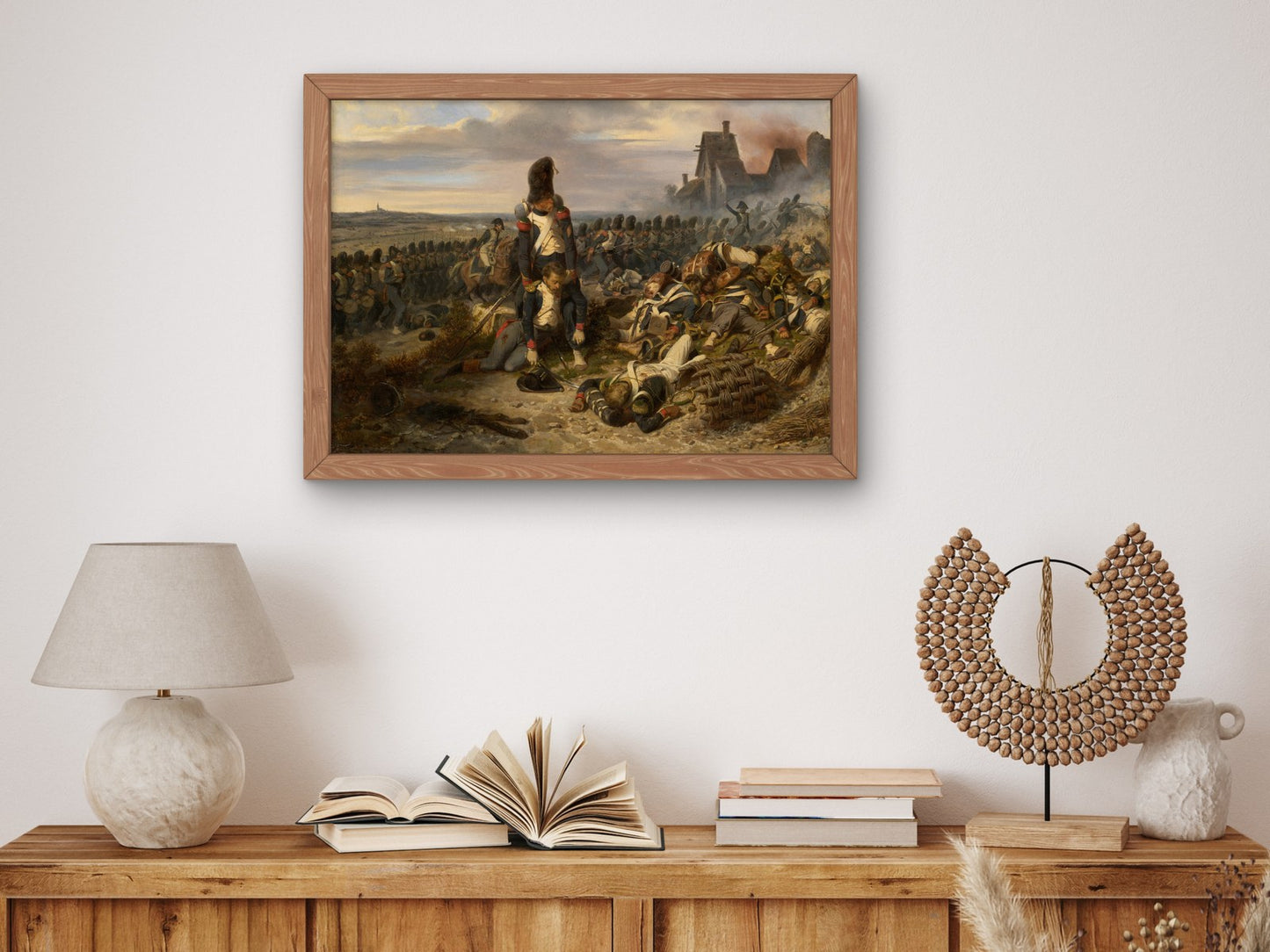 Battle Scene by Joseph Louis Hippolyte Bellangé 1825, Wall Art Print, Fine Art Reproduction, Museum Quality Decor, Poster