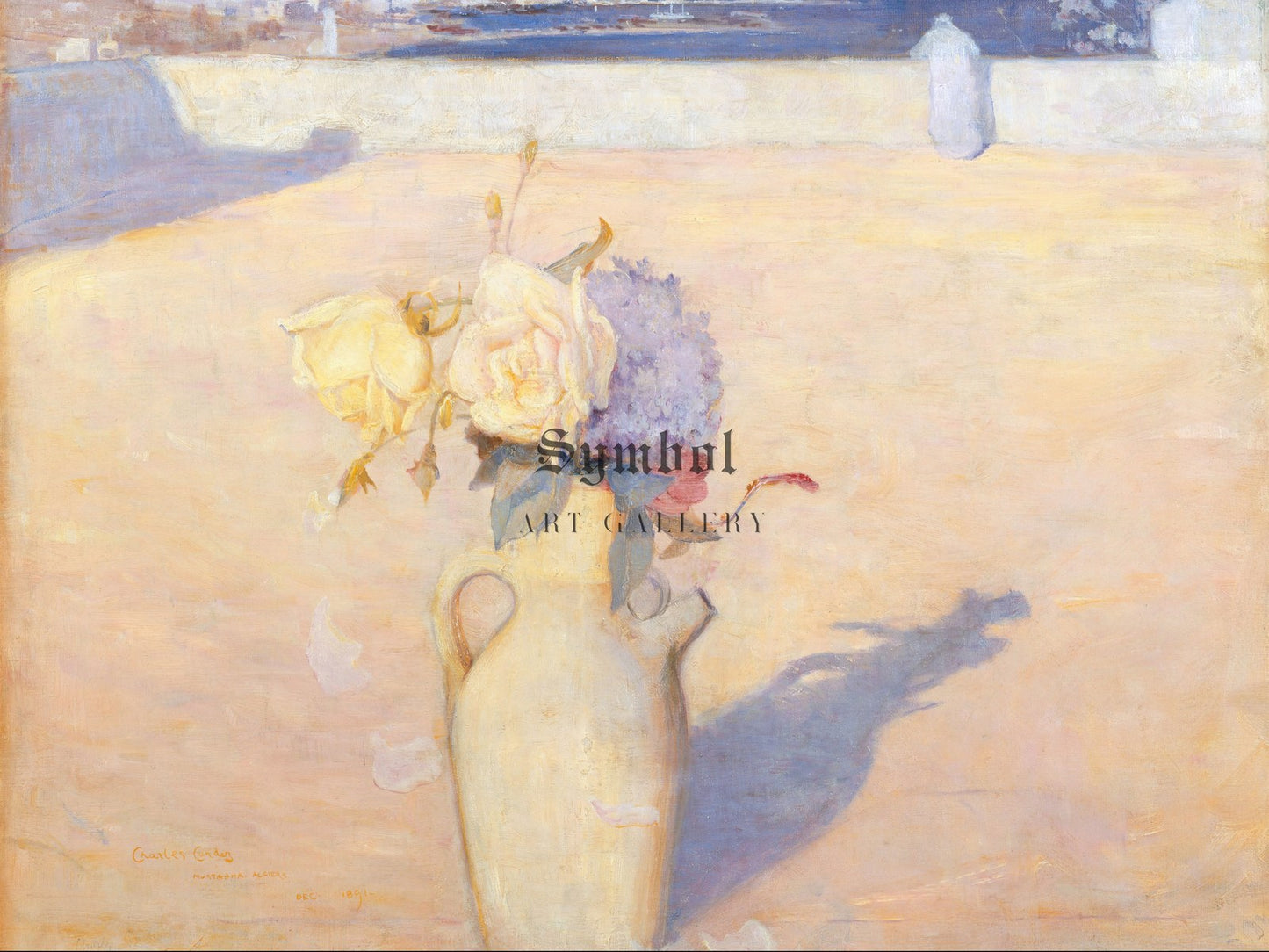 The Hot Sands Mustapha Algiers by Charles Conder 1891, Wall Art Print, Fine Art Reproduction, Museum Quality Decor, Poster