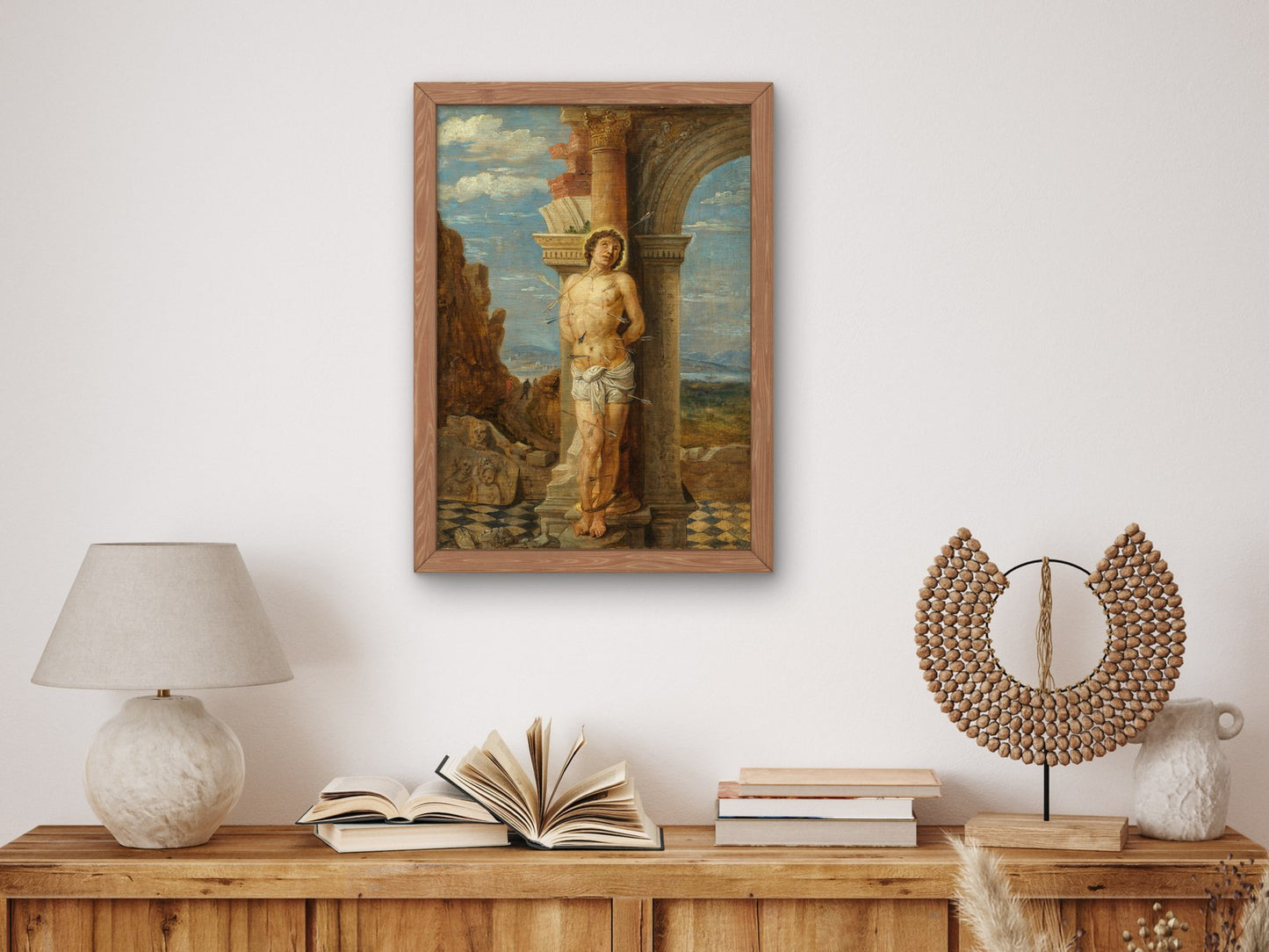 Saint Sebastian by David Teniers the Younger 1653, Wall Art Print, Fine Art Reproduction, Museum Quality Decor, Poster