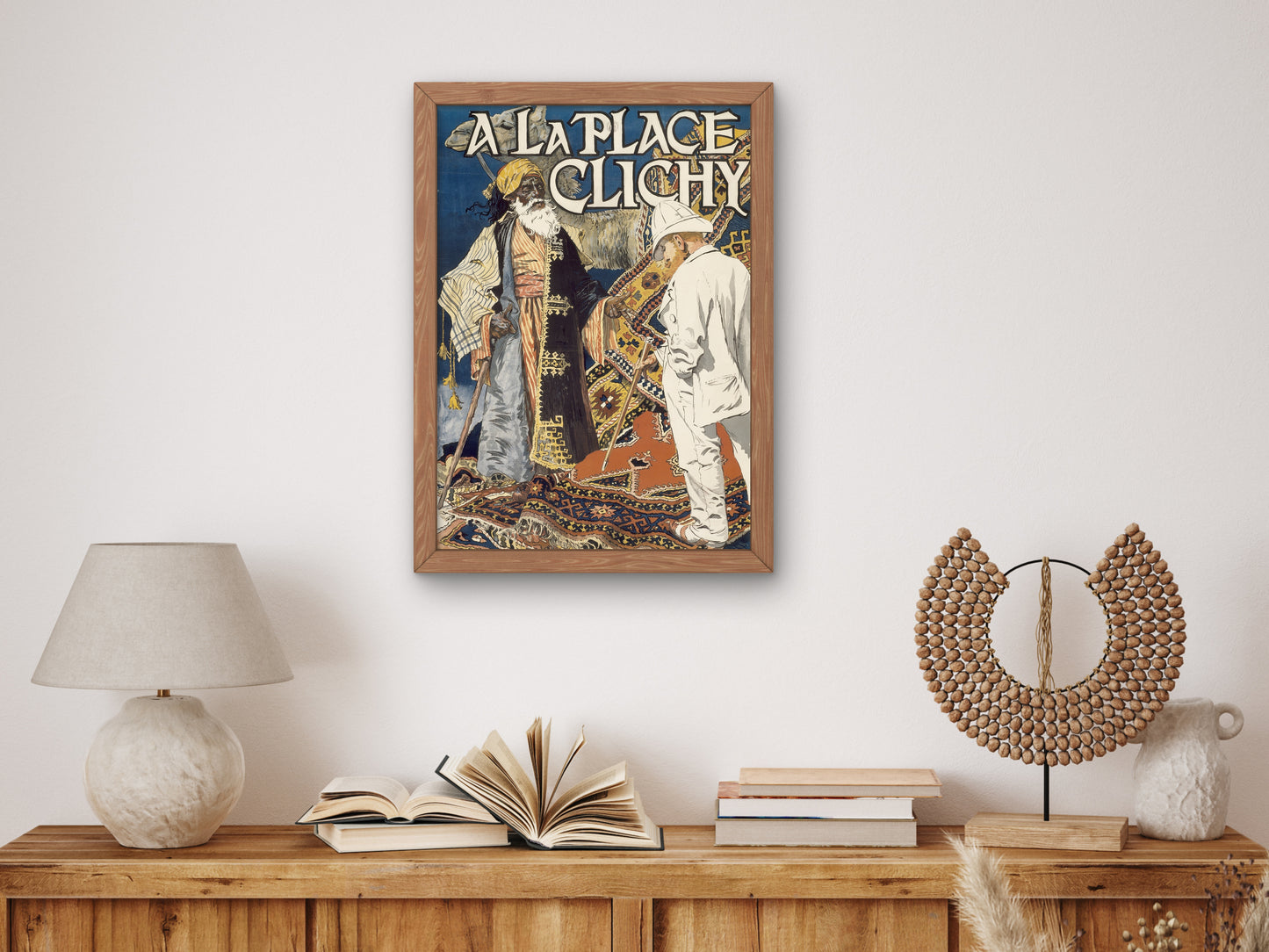 A la Place Clichy by Eugène Grasset 1891, Wall Art Print, Fine Art Reproduction, Museum Quality Decor, Poster