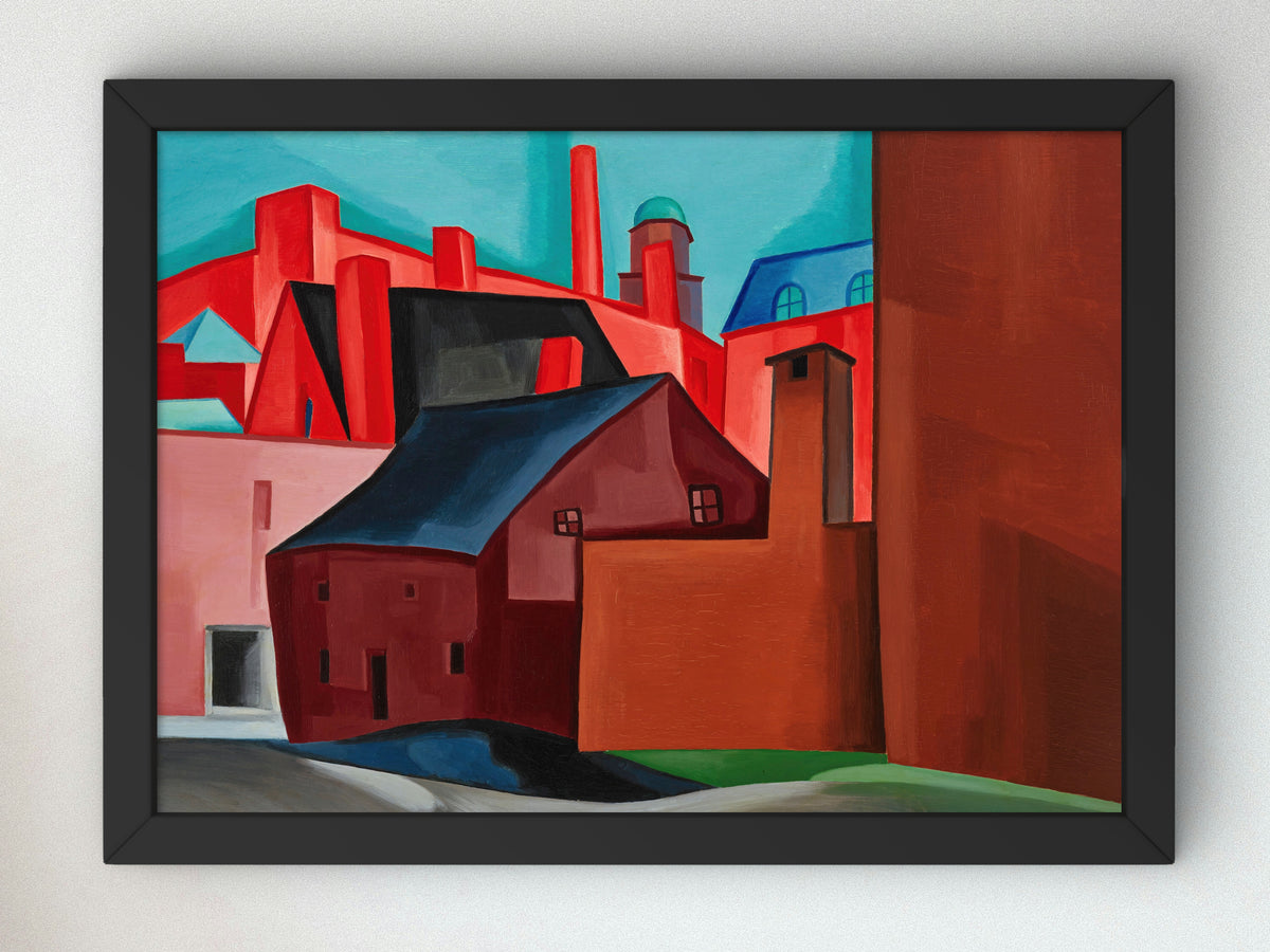 Afterglow by Oscar Bluemner 1927, Wall Art Print, Fine Art Reproduction, Museum Quality Decor, Poster