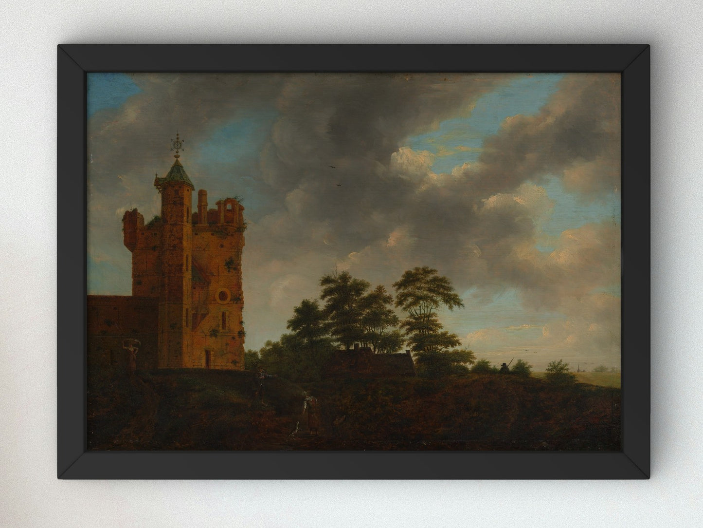 The Old Castle by Emanuel Murant, Wall Art Print, Fine Art Reproduction, Museum Quality Decor, Poster