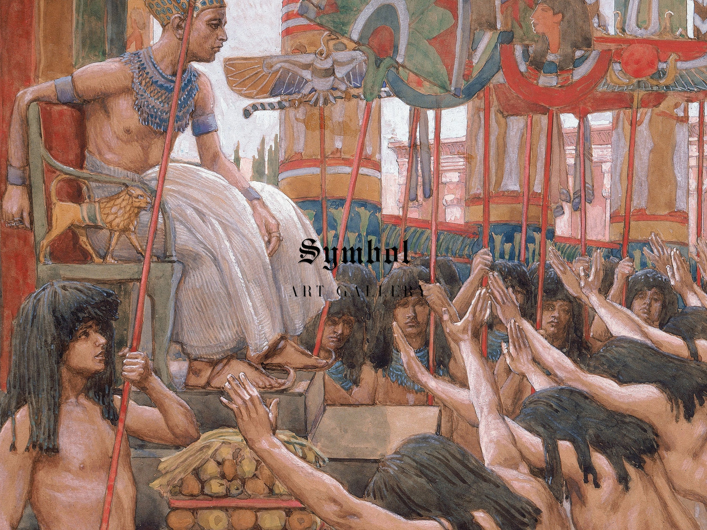 Joseph Dwelleth in Egypt by James Tissot 1896, Wall Art Print, Fine Art Reproduction, Museum Quality Decor, Poster
