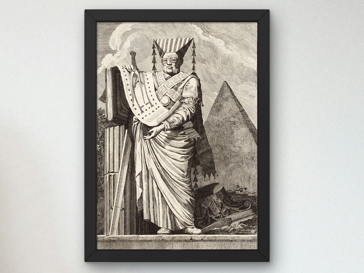 Masquerade in the Greek Style by Ennemond Alexandre Petitot 1771, Wall Art Print, Fine Art Reproduction, Museum Quality Decor, Poster