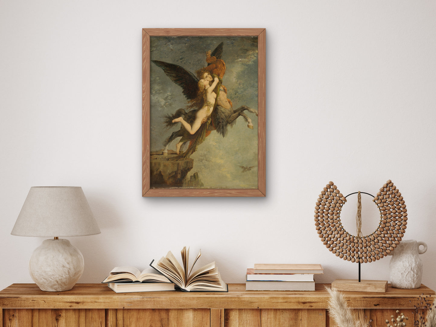 The Chimera by Gustave Moreau 1867, Wall Art Print, Fine Art Reproduction, Museum Quality Decor, Poster