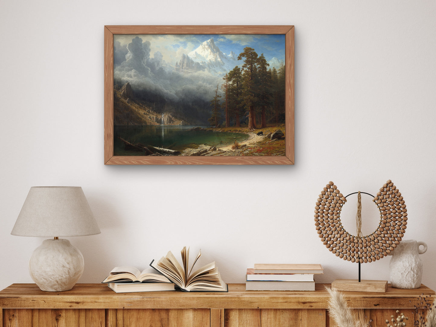 Mount Corcoran by Albert Bierstadt, Wall Art Print, Fine Art Reproduction, Museum Quality Decor, Poster