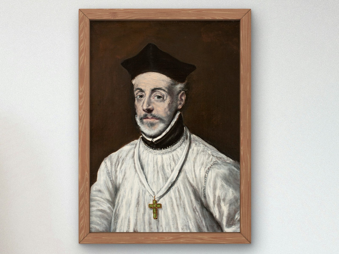 Portrait of Diego de Covarrubias y Leiva by El Greco 1600, Wall Art Print, Fine Art Reproduction, Museum Quality Decor, Poster