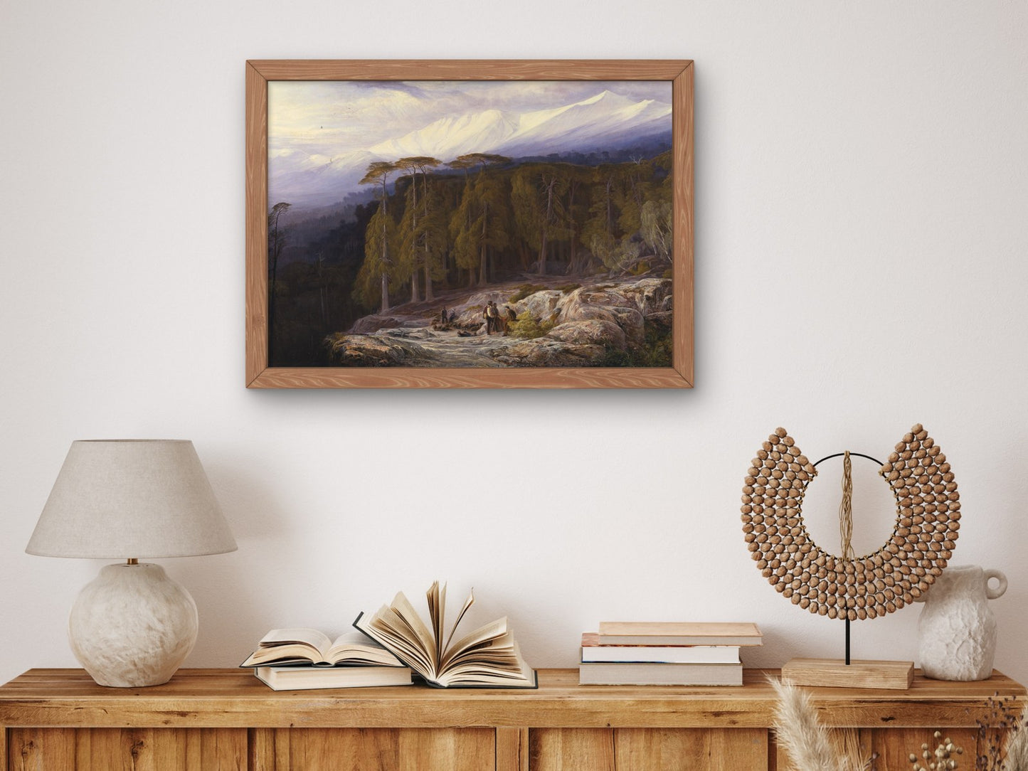The Forest of Valdoniello Corsica by Edward Lear 1869, Wall Art Print, Fine Art Reproduction, Museum Quality Decor, Poster
