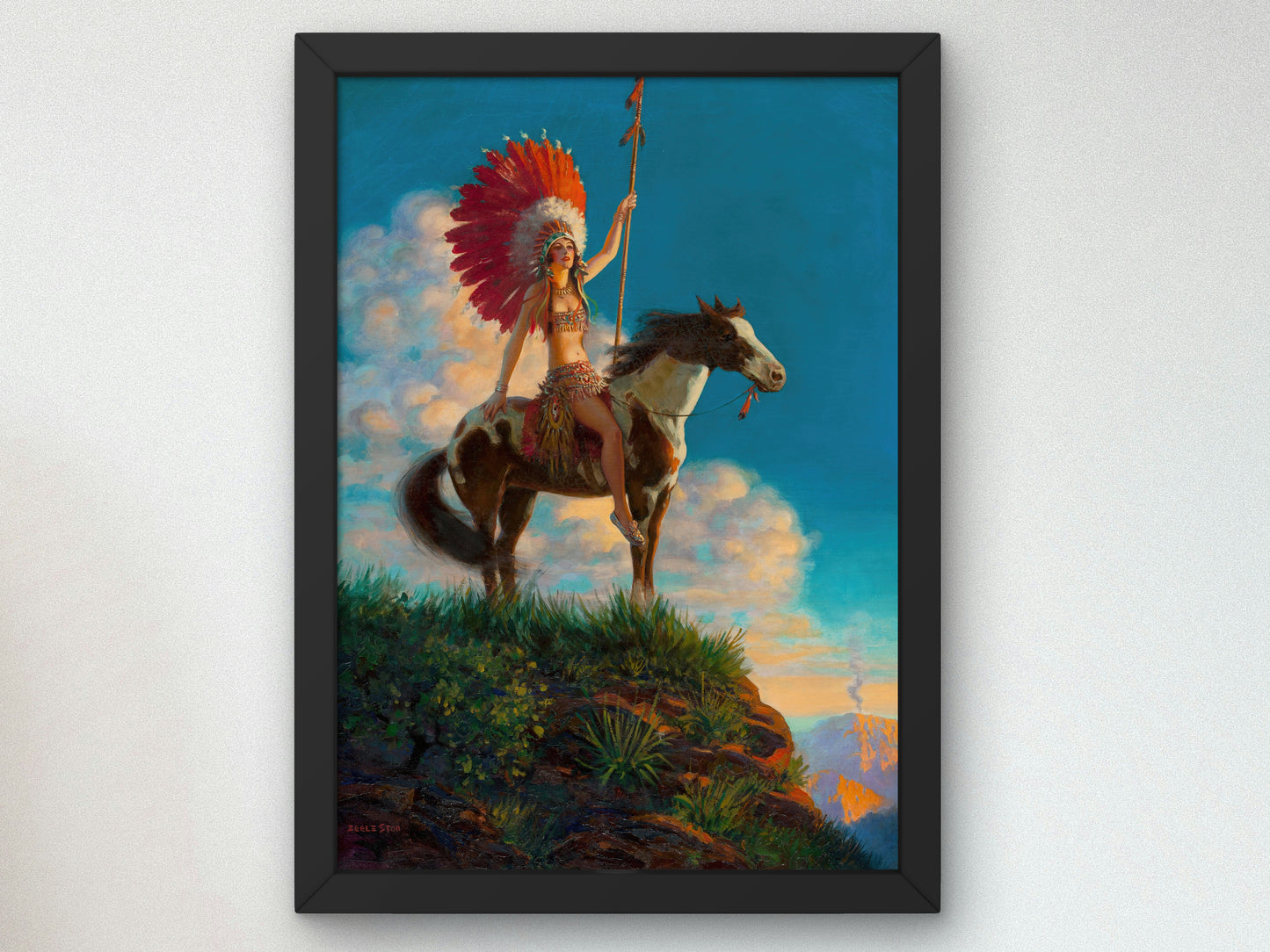 Red Wing by Edward Mason Eggleston 1932, Wall Art Print, Fine Art Reproduction, Museum Quality Decor, Poster