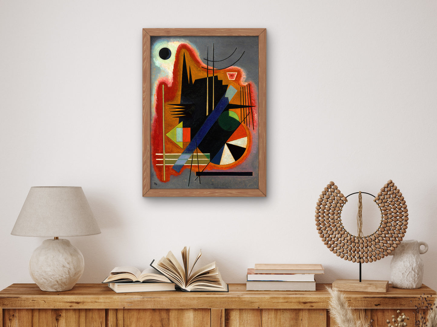Einige Spitzen by Wassily Kandinsky 1925, Wall Art Print, Fine Art Reproduction, Museum Quality Decor, Poster