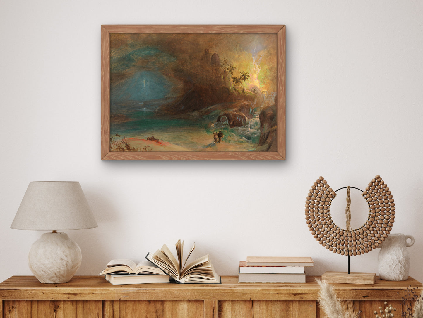 Study for the Apotheosis of Thomas Cole by Frederic Edwin Church 1849, Wall Art Print, Fine Art Reproduction, Museum Quality Decor, Poster