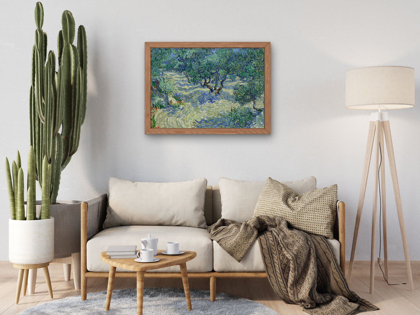 Olive Orchard by Vincent van Gogh 1889, Wall Art Print, Fine Art Reproduction, Museum Quality Decor, Poster