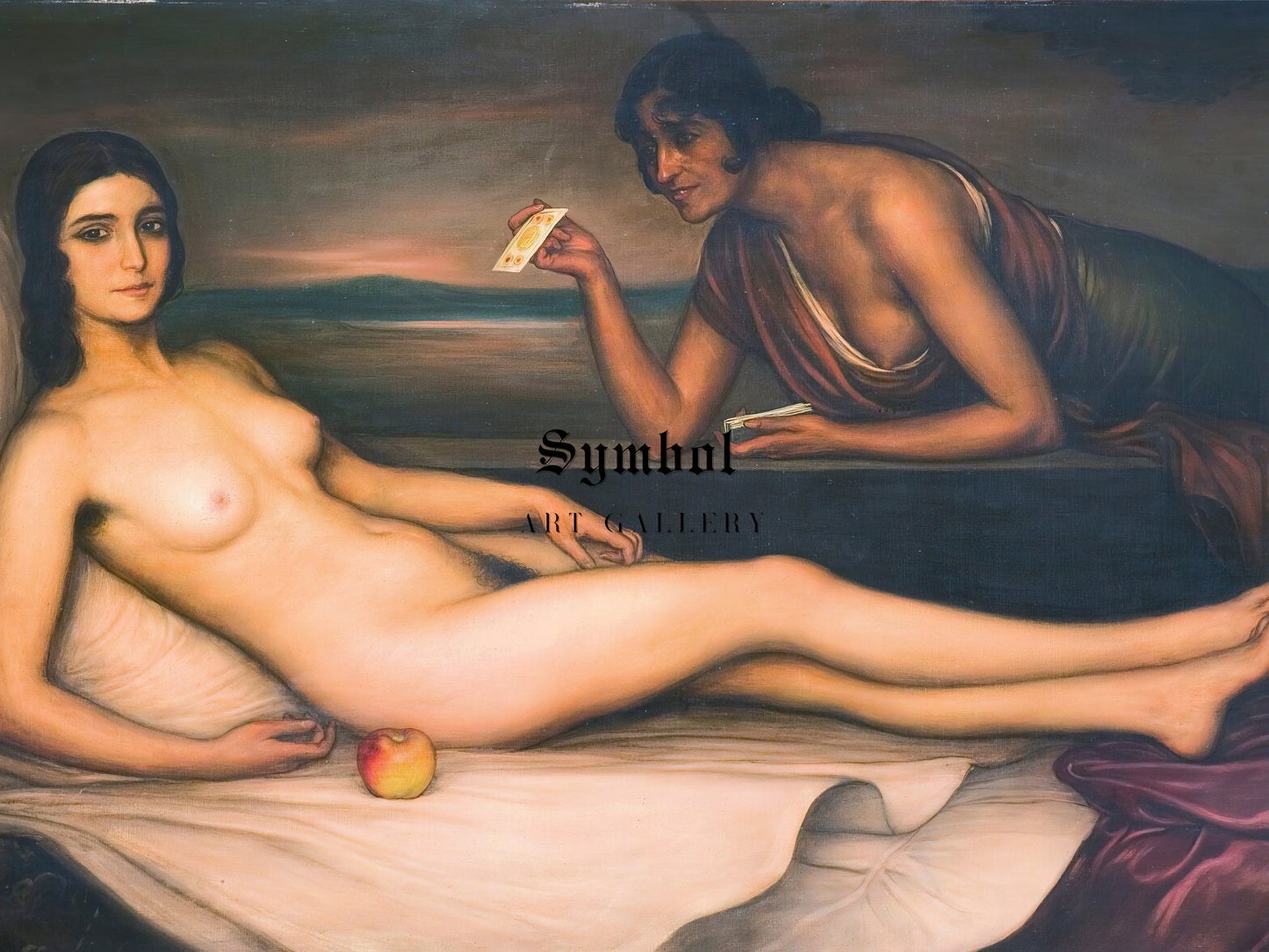 Good Fortune by Julio Romero de Torres, Wall Art Print, Fine Art Reproduction, Museum Quality Decor, Poster