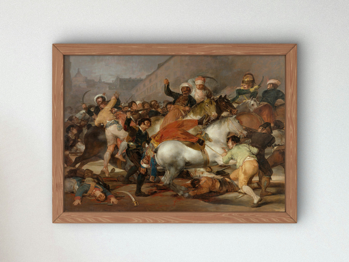 The Charge of the Mamelukes by Francisco de Goya 1814, Wall Art Print, Fine Art Reproduction, Museum Quality Decor, Poster