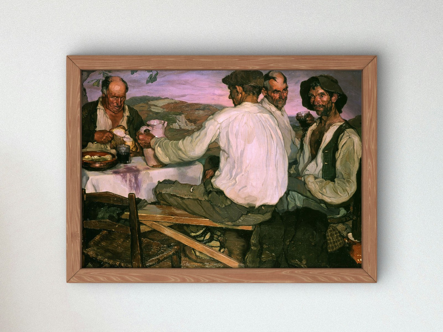 Spanish Farmers by Ignacio Zuloaga 1905, Wall Art Print, Fine Art Reproduction, Museum Quality Decor, Poster