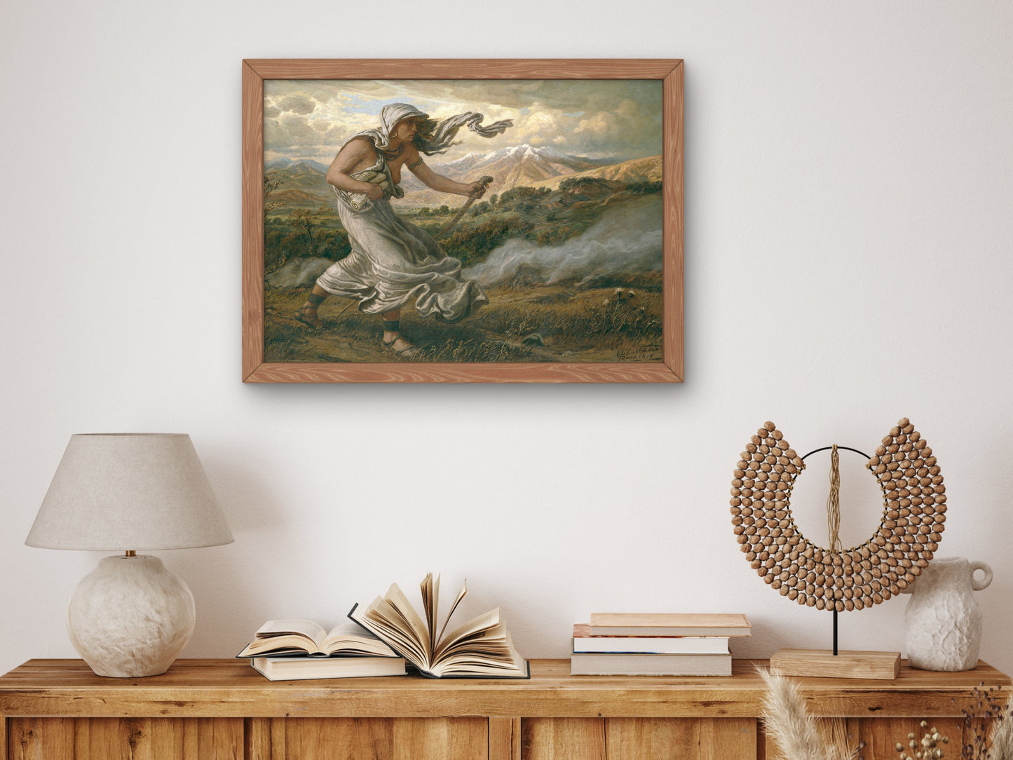 The Cumaean Sibyl by Elihu Vedder 1876, Wall Art Print, Fine Art Reproduction, Museum Quality Decor, Poster