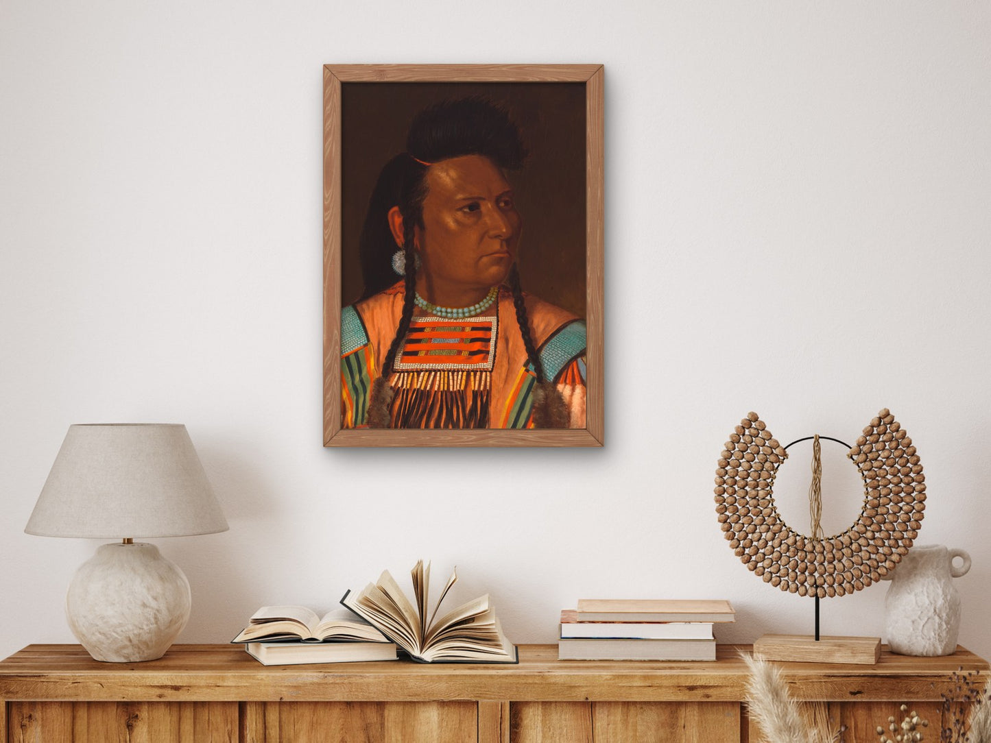 Chief Joseph by Cyrenius Hall 1878, Wall Art Print, Fine Art Reproduction, Museum Quality Decor, Poster