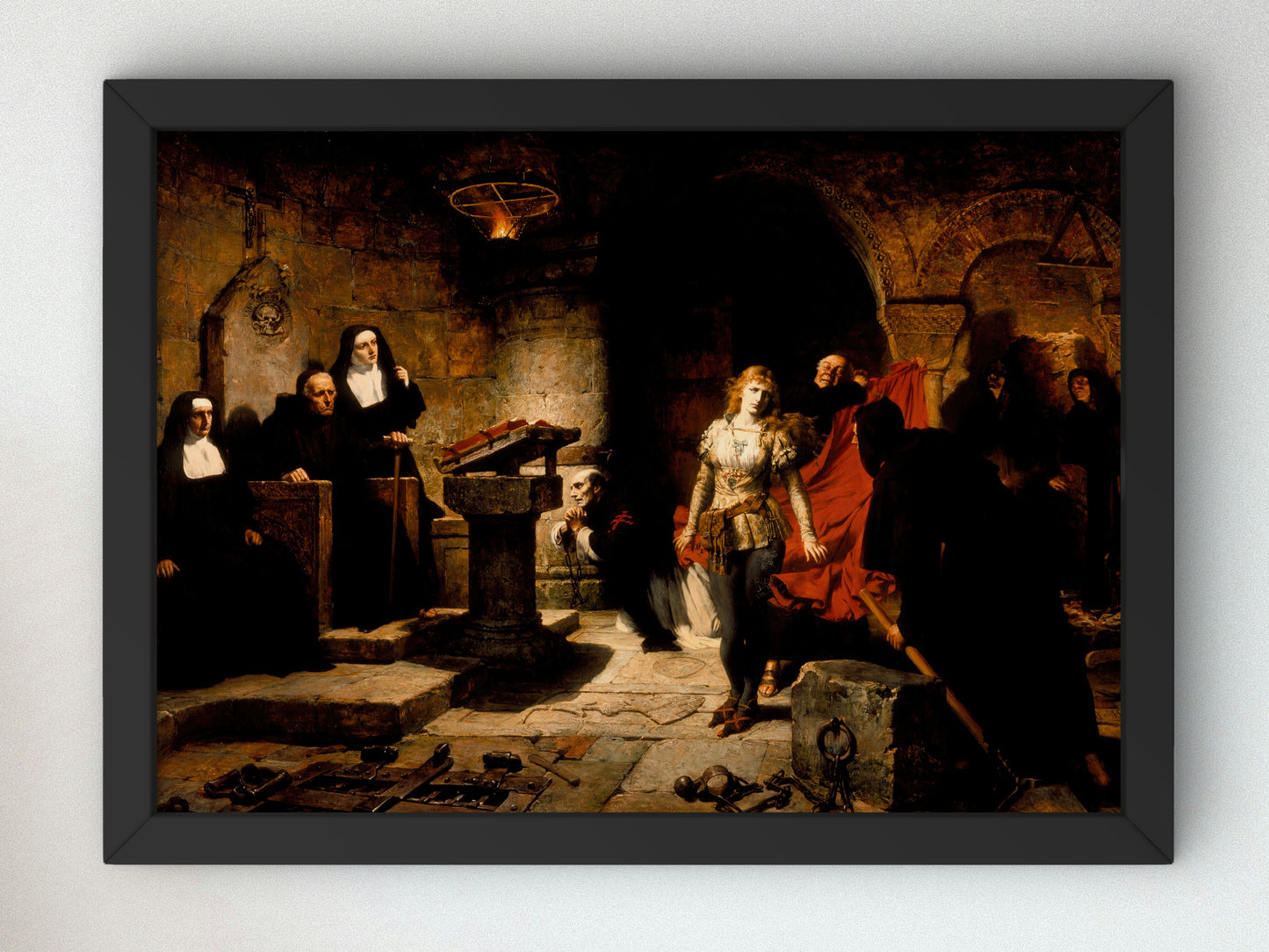 The Trial of Constance de Beverly by Toby Edward Rosenthal 1880, Wall Art Print, Fine Art Reproduction, Museum Quality Decor, Poster