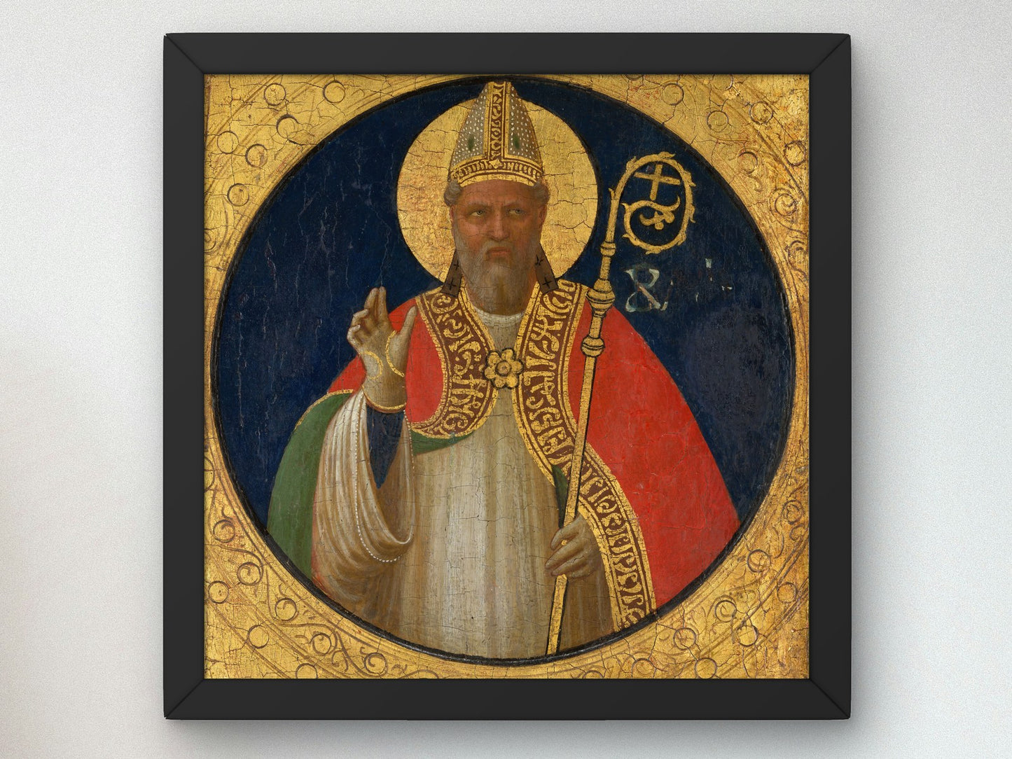 Saint Alexander by Fra Angelico 1425, Wall Art Print, Fine Art Reproduction, Museum Quality Decor, Poster