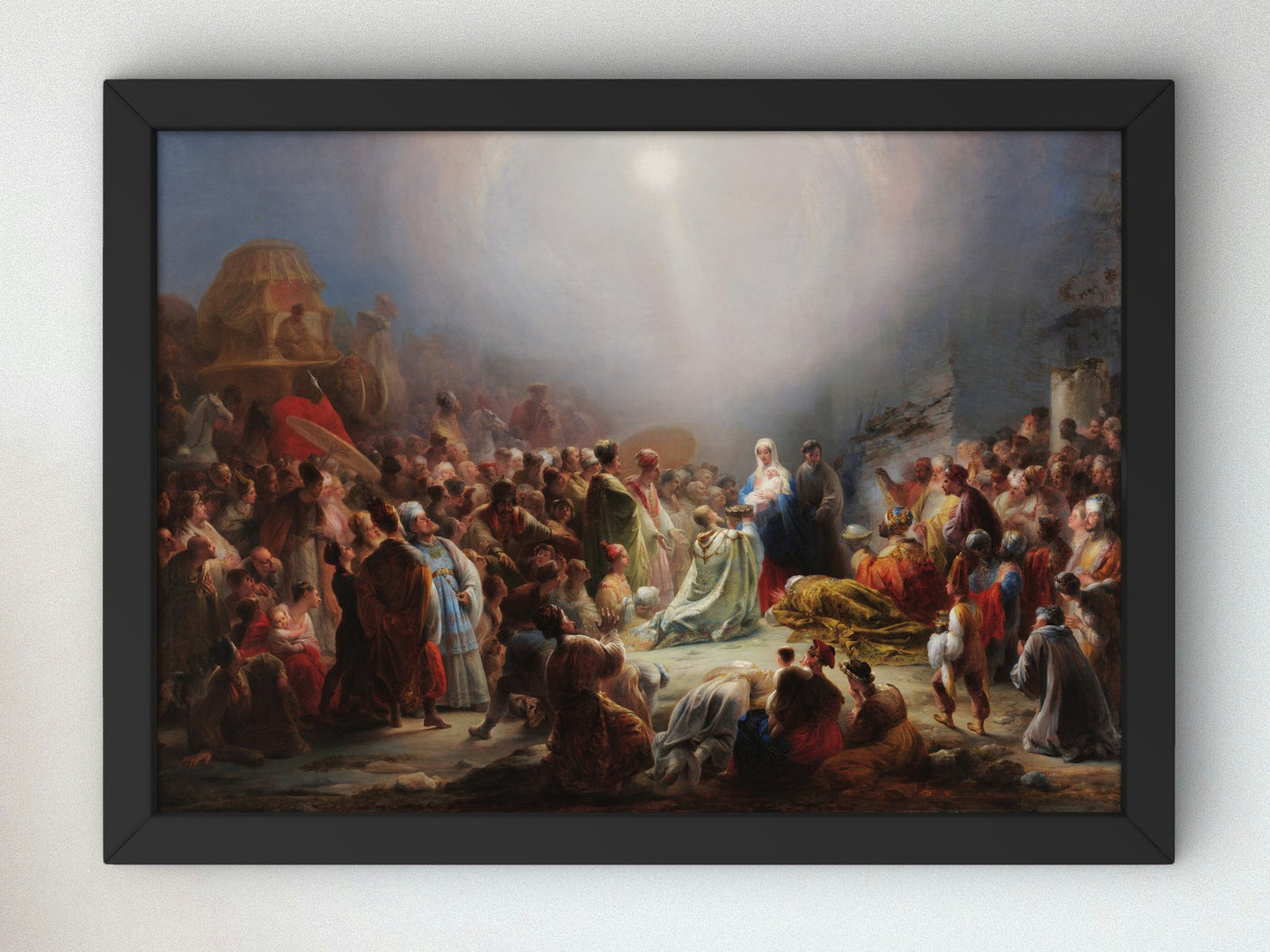 The Adoration of the Magi by Domingos Sequeira 1800, Wall Art Print, Fine Art Reproduction, Museum Quality Decor, Poster