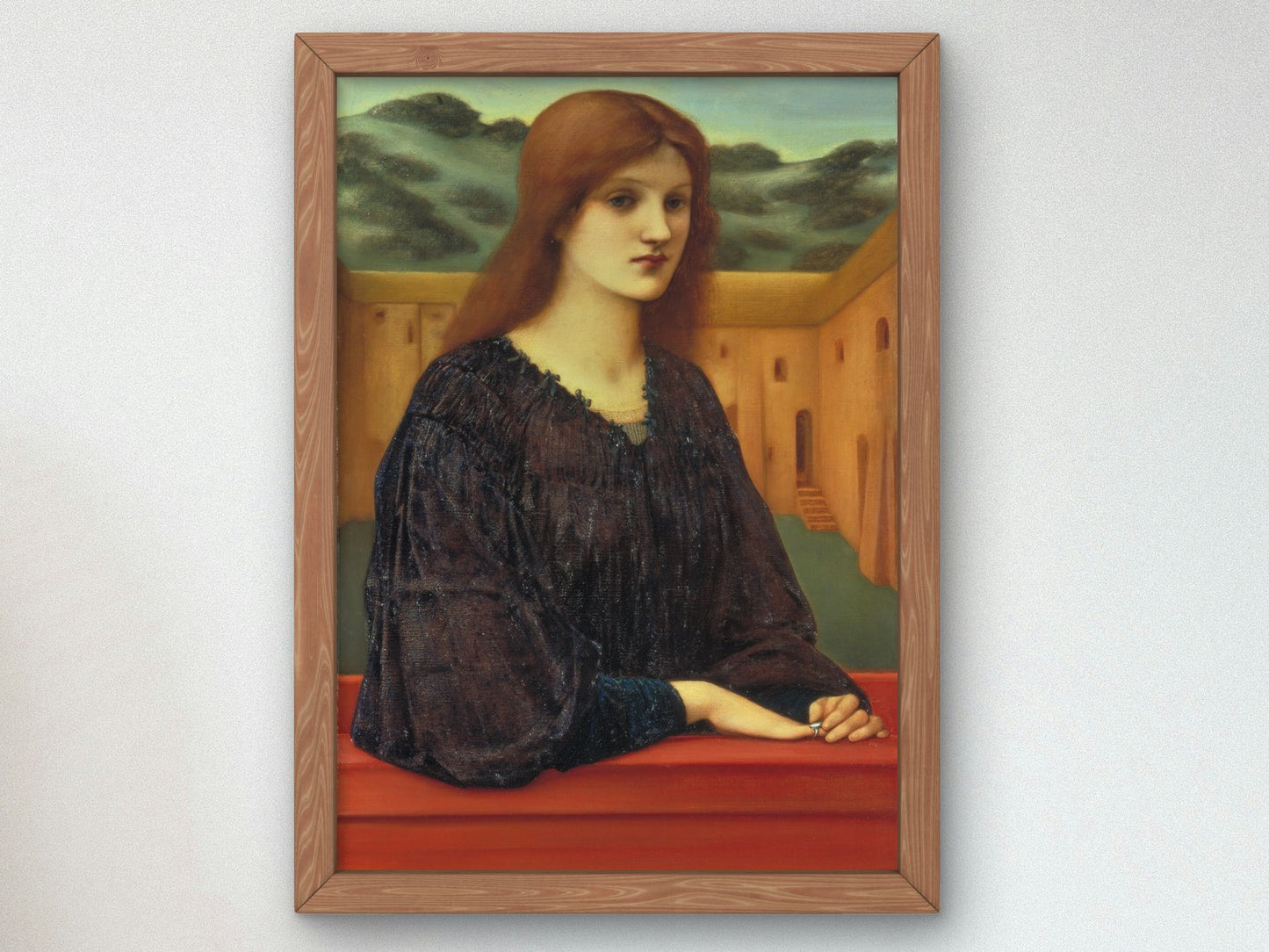Vespertina Quies by Edward Burne Jones 1893, Wall Art Print, Fine Art Reproduction, Museum Quality Decor, Poster