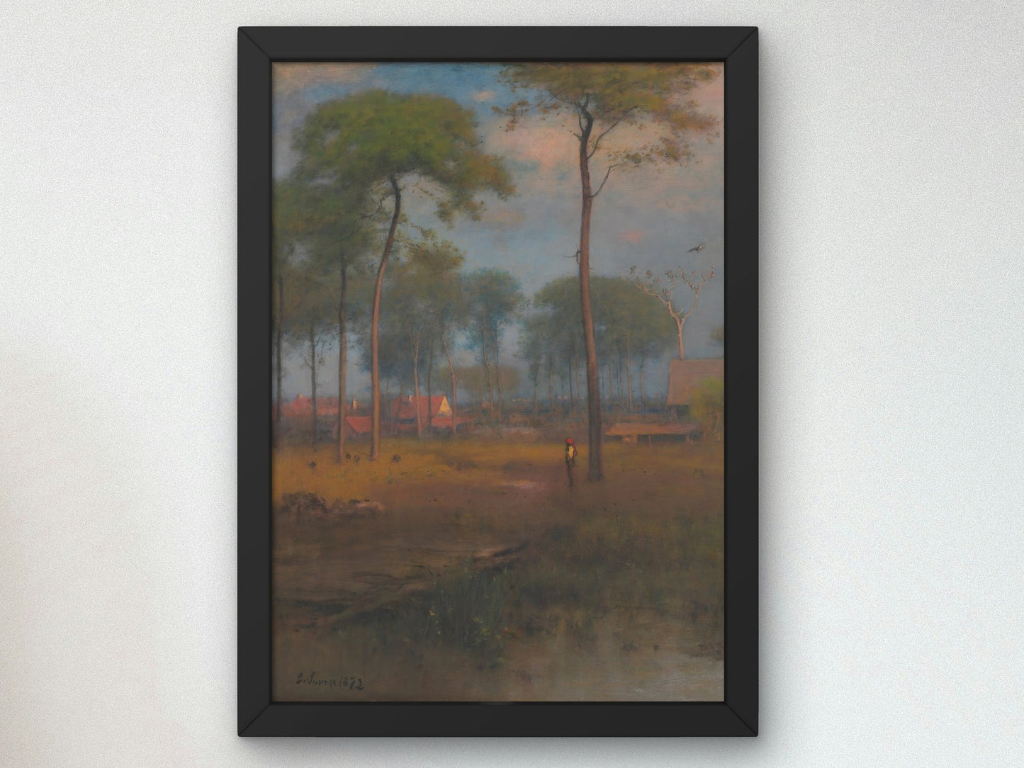 Early Morning Tarpon Springs by George Inness 1892, Wall Art Print, Fine Art Reproduction, Museum Quality Decor, Poster