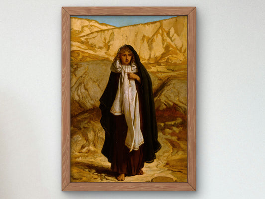 The Lost Mind by Elihu Vedder 1864, Wall Art Print, Fine Art Reproduction, Museum Quality Decor, Poster