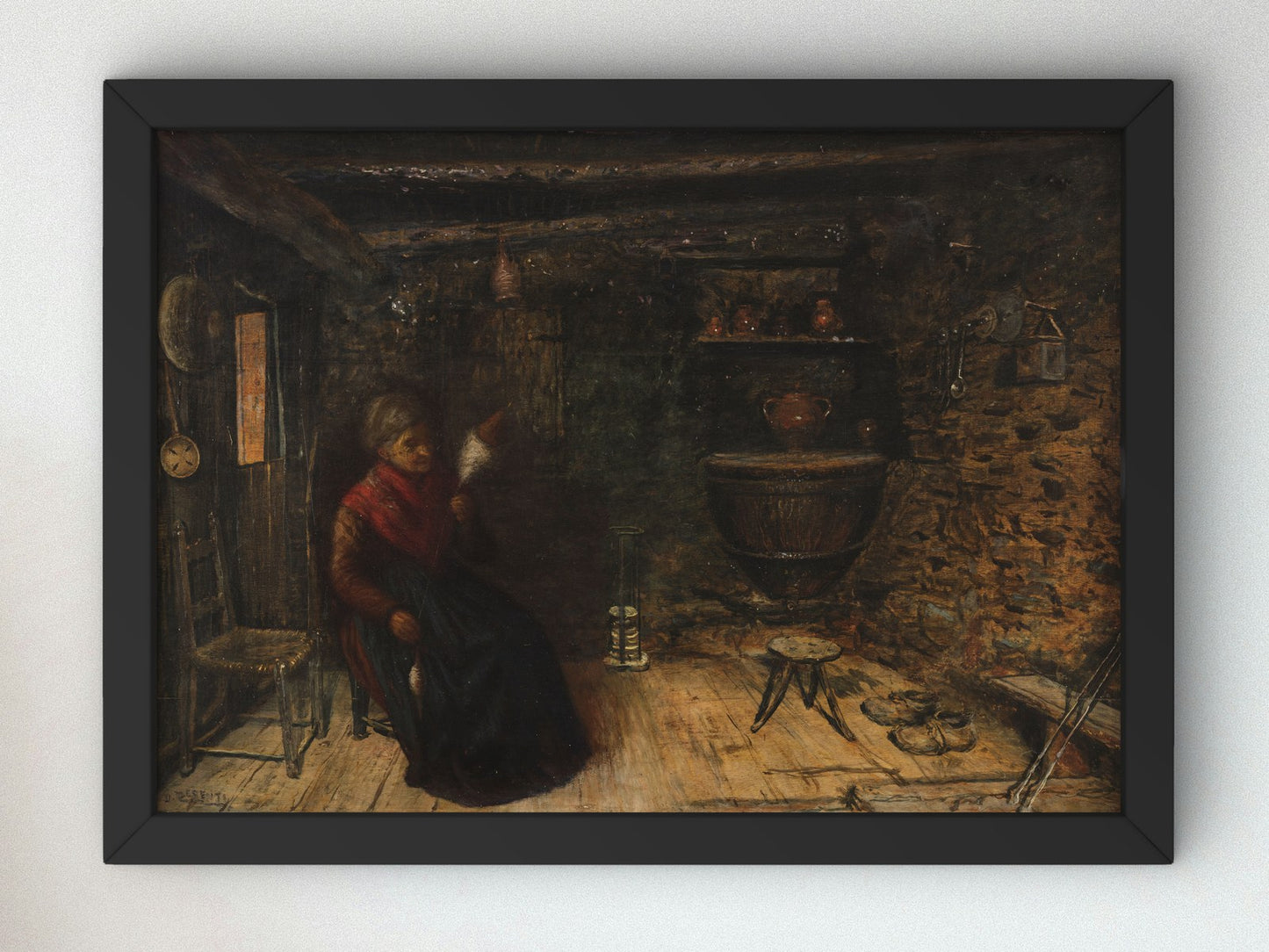 The Spinner by Domenico Pesenti, Wall Art Print, Fine Art Reproduction, Museum Quality Decor, Poster