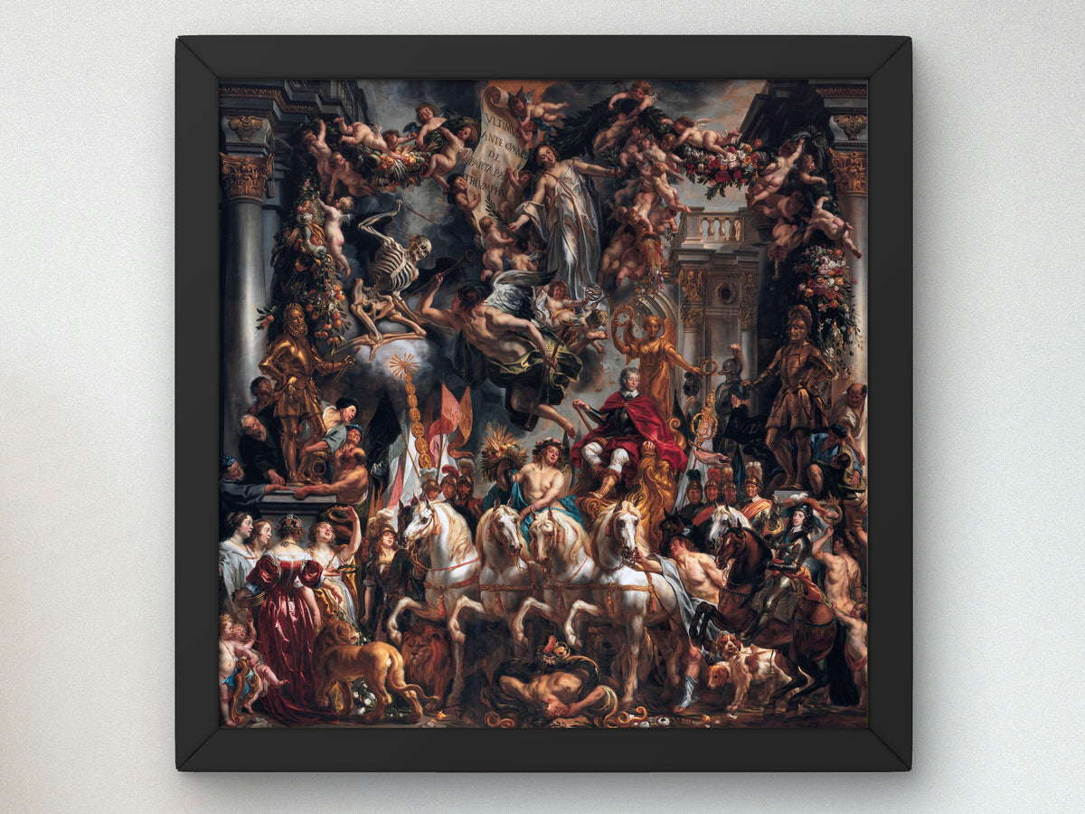 Triumph of Frederick Henry, Prince of Orange by Jacob Jordaens 1652, Wall Art Print, Fine Art Reproduction, Museum Quality Decor, Poster