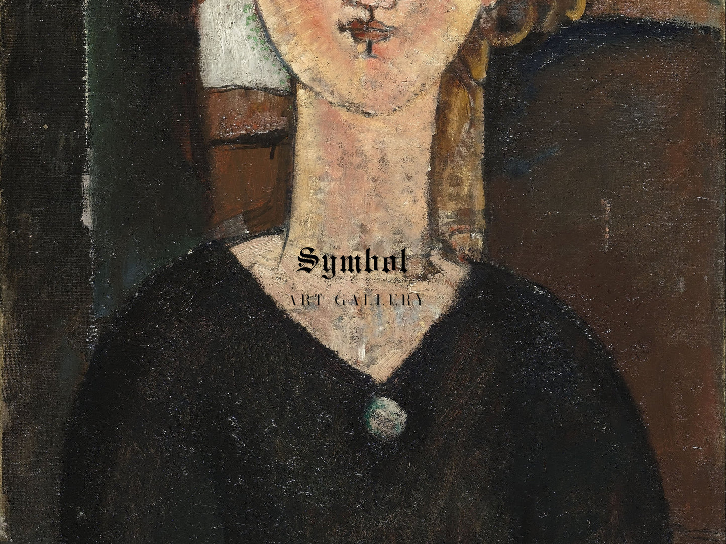 Antonia by Amedeo Modigliani, Wall Art Print, Fine Art Reproduction, Museum Quality Decor, Poster