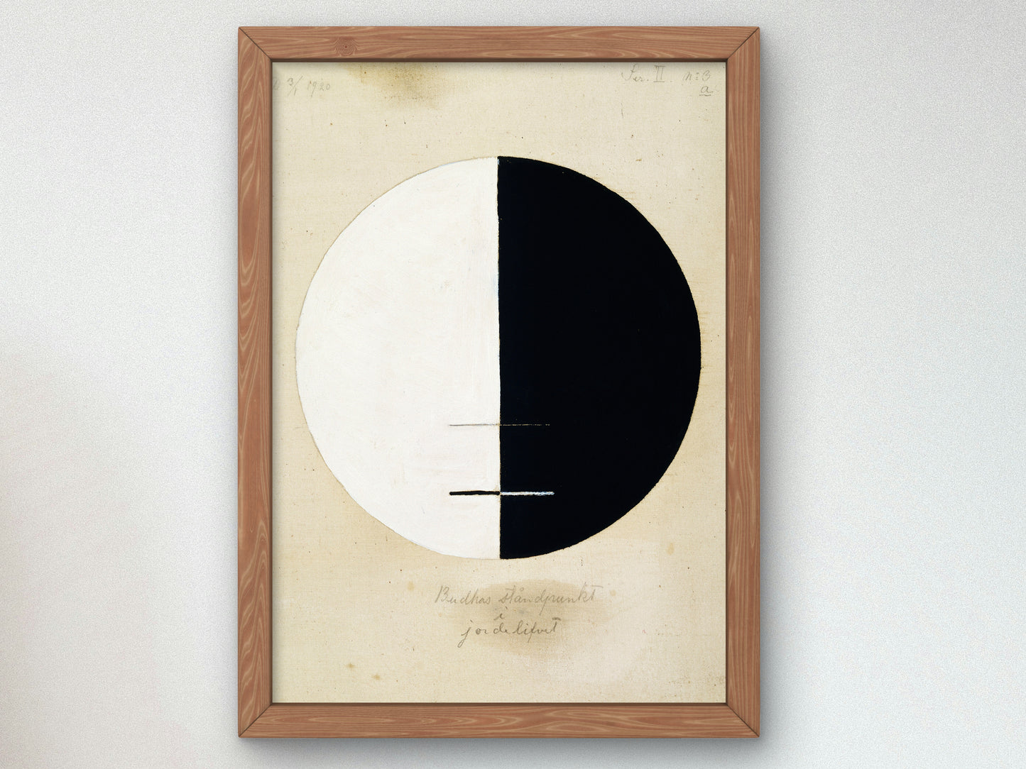 Buddhas Standpoint in the Earthly Life No. 3 by Hilma af Klint 1920, Wall Art Print, Fine Art Reproduction, Museum Quality Decor, Poster