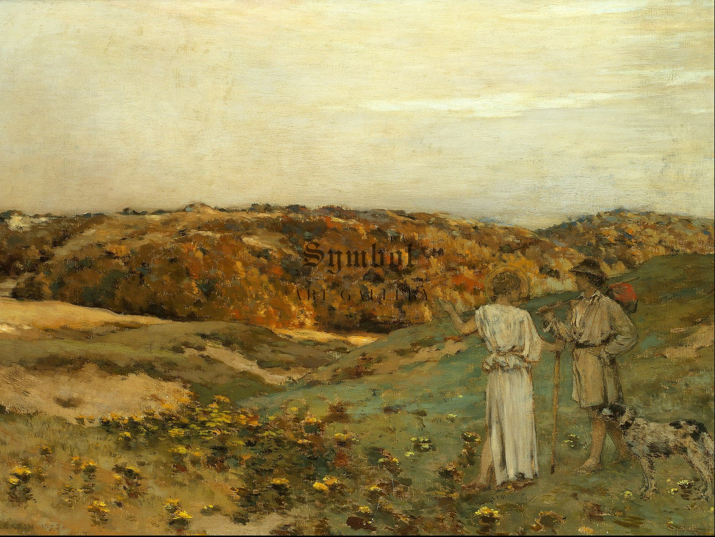 Tobias and the Angel by Jean Charles Cazin 1878, Wall Art Print, Fine Art Reproduction, Museum Quality Decor, Poster