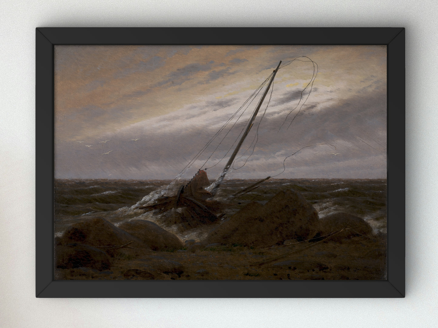 After the Storm by Caspar David Friedrich 1816, Wall Art Print, Fine Art Reproduction, Museum Quality Decor, Poster