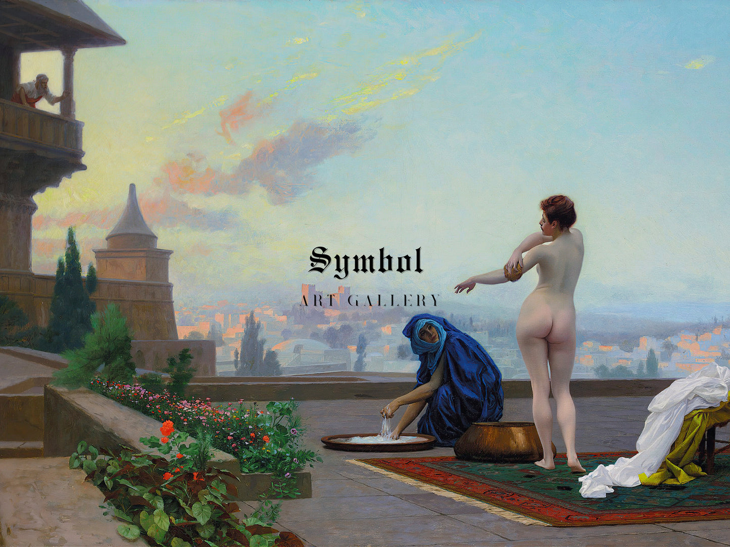 Bathsheba by Jean Léon Gérôme 1889, Wall Art Print, Fine Art Reproduction, Museum Quality Decor, Poster