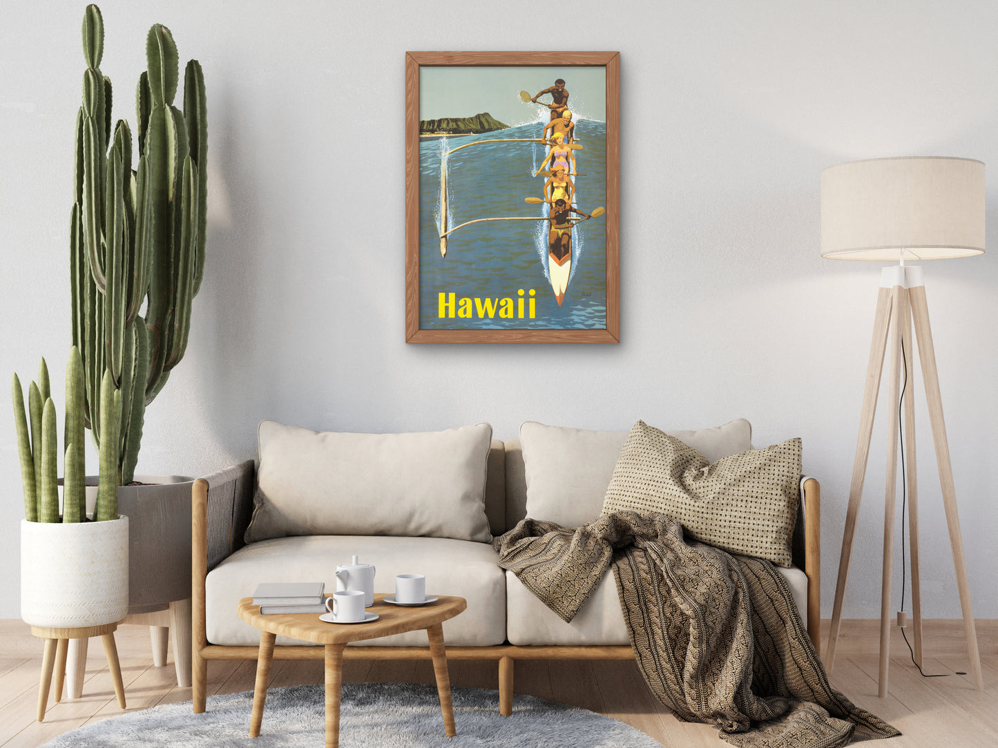 Hawaii by Stanley Galli 1960, Wall Art Print, Fine Art Reproduction, Museum Quality Decor, Poster
