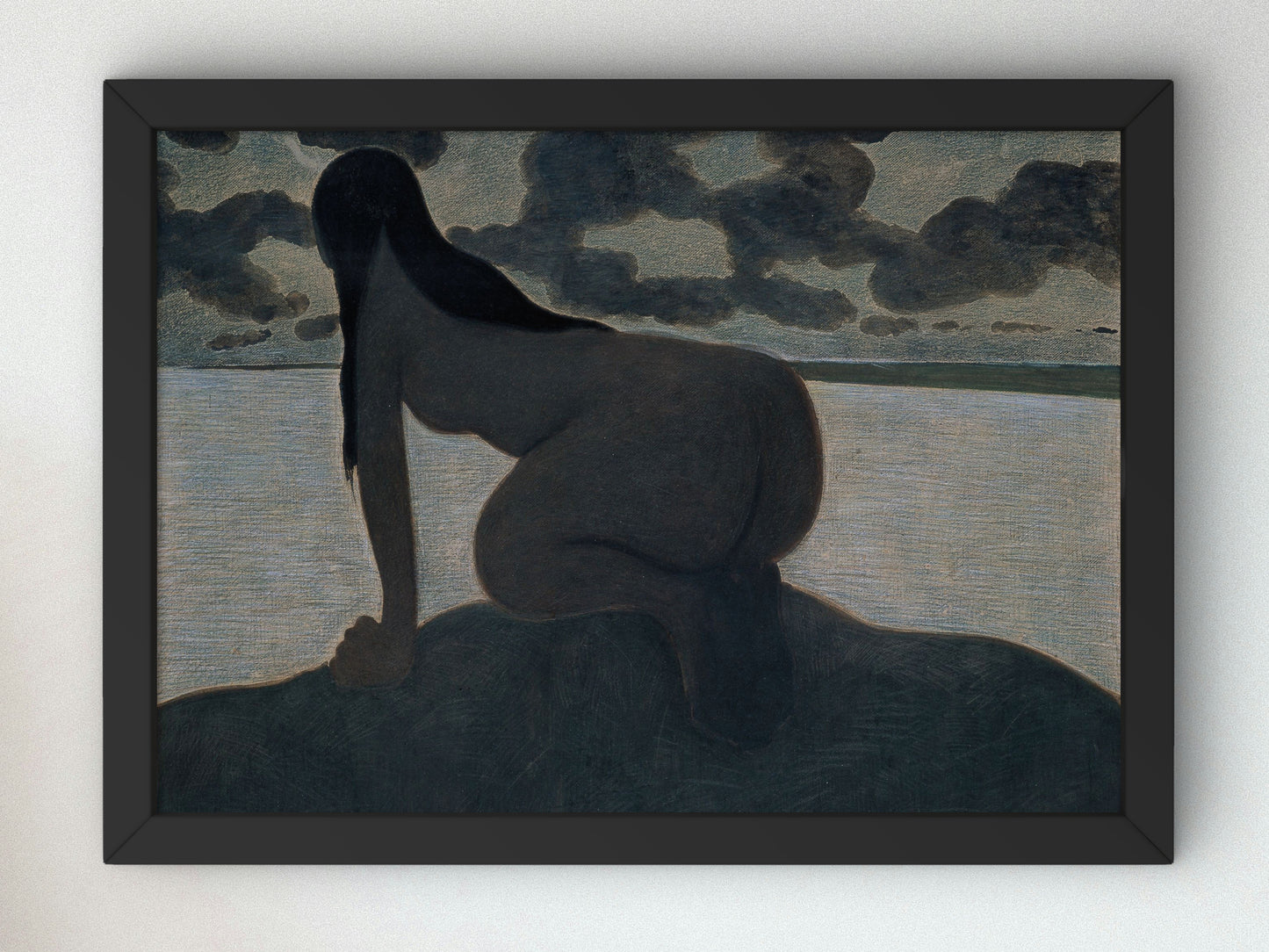 The River by Léon Spilliaert 1913, Wall Art Print, Fine Art Reproduction, Museum Quality Decor, Poster