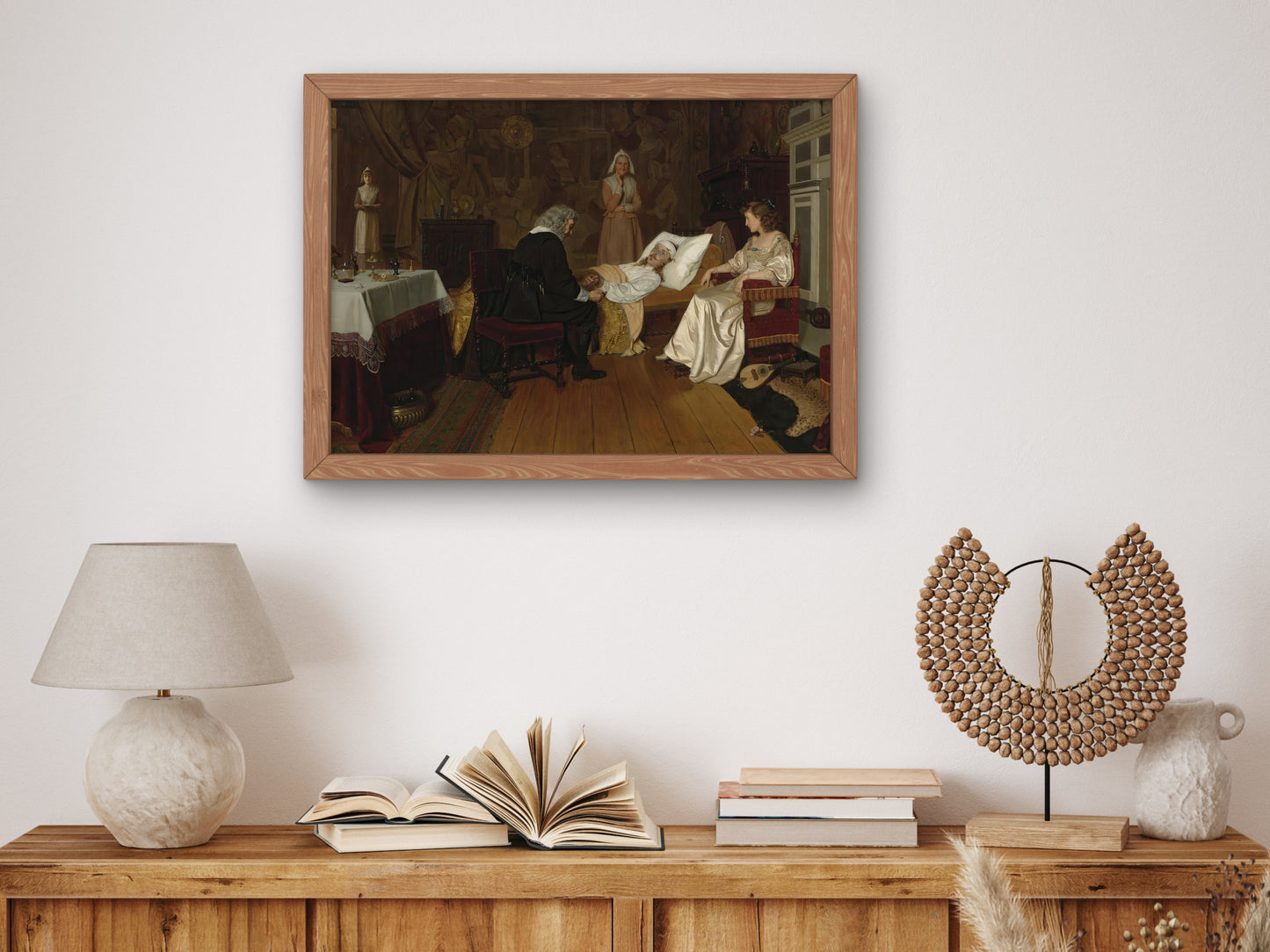 Witness My Act and Seal by Edmund Blair Leighton 1878, Wall Art Print, Fine Art Reproduction, Museum Quality Decor, Poster
