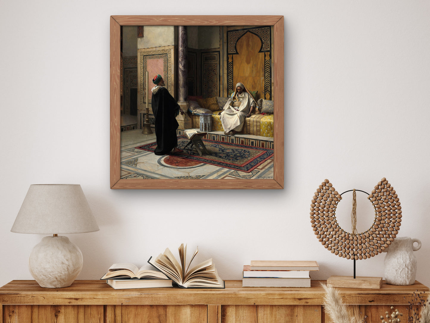Learned Advice by Ludwig Deutsch 1895, Wall Art Print, Fine Art Reproduction, Museum Quality Decor, Poster