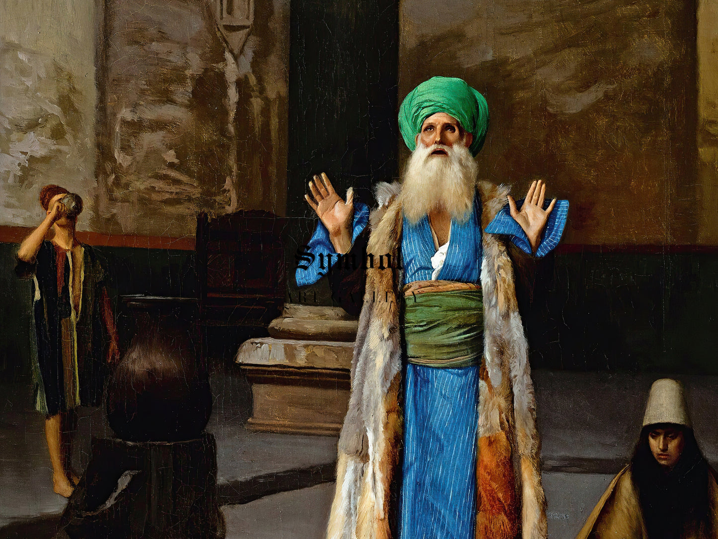 A Sultan at Prayer by Jean Leon Gerome, Wall Art Print, Fine Art Reproduction, Museum Quality Decor, Poster