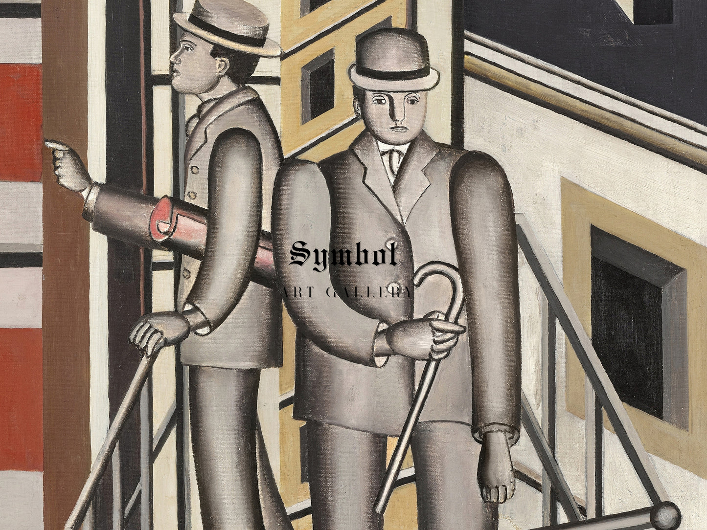 Animated Landscape by Fernand Léger 1924, Wall Art Print, Fine Art Reproduction, Museum Quality Decor, Poster