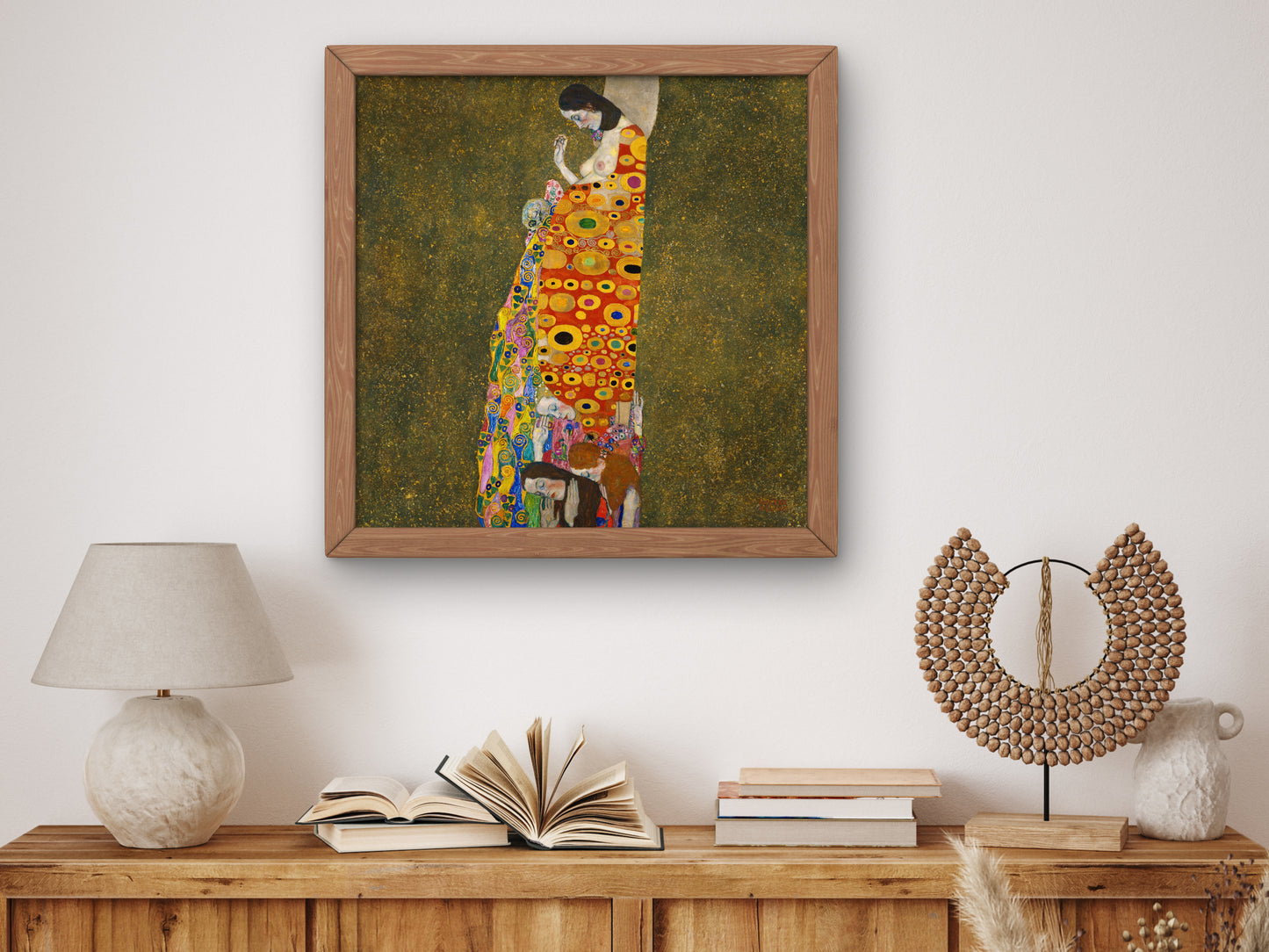 Hope II by Gustav Klimt 1907, Wall Art Print, Fine Art Reproduction, Museum Quality Decor, Poster