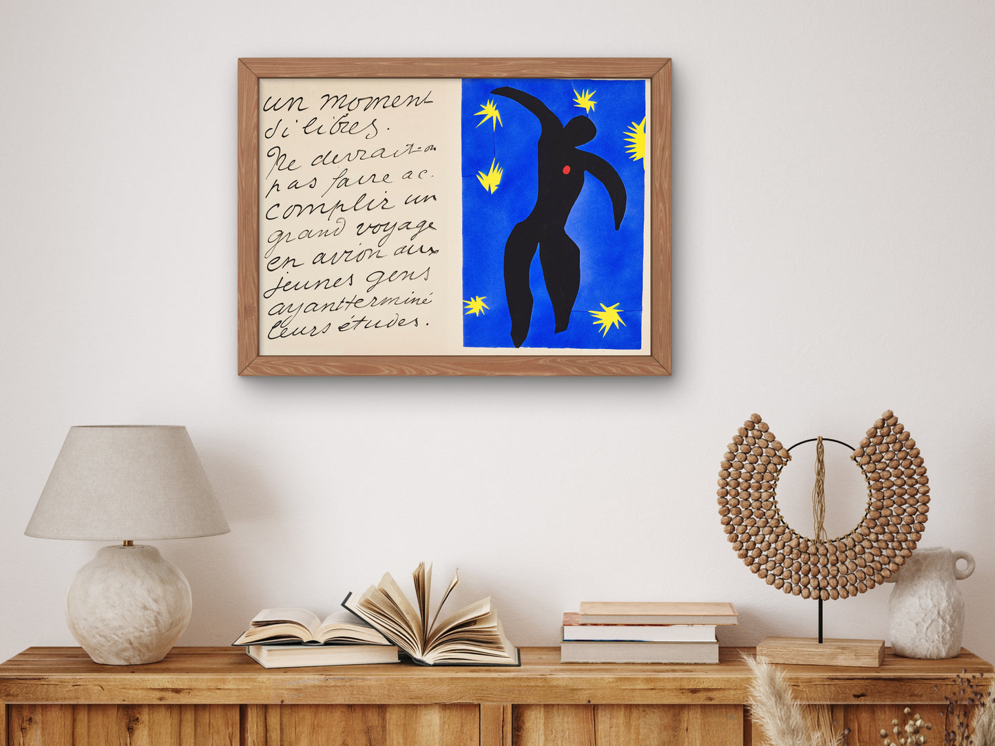 Icarus by Henri Matisse 1947, Wall Art Print, Fine Art Reproduction, Museum Quality Decor, Poster