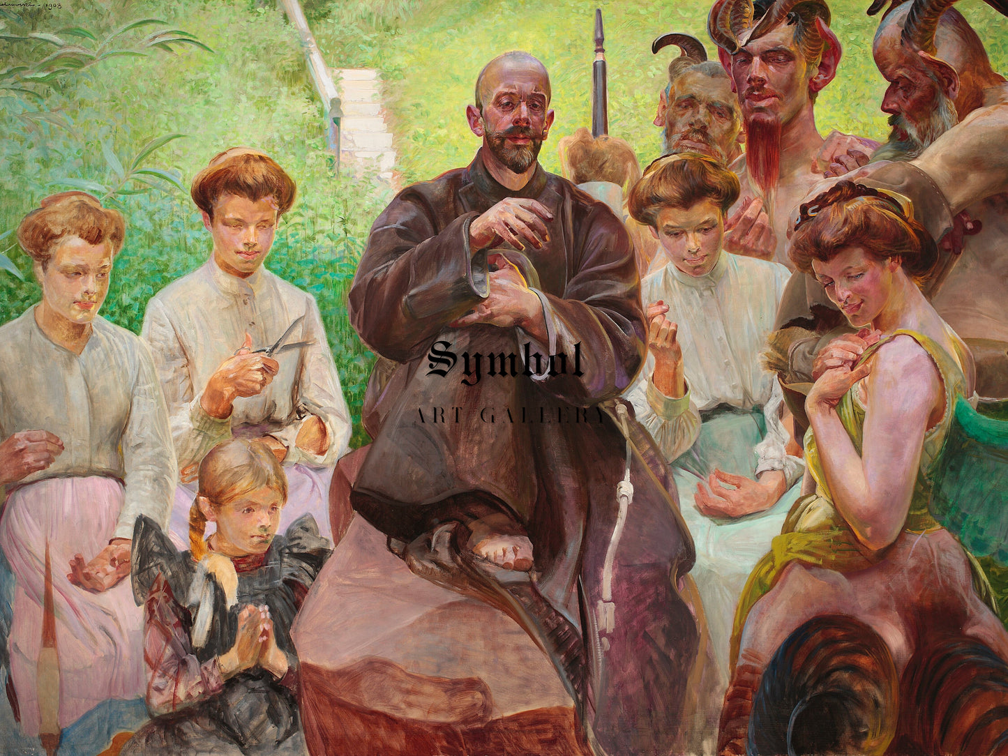 Saint Francis by Jacek Malczewski 1908, Wall Art Print, Fine Art Reproduction, Museum Quality Decor, Poster
