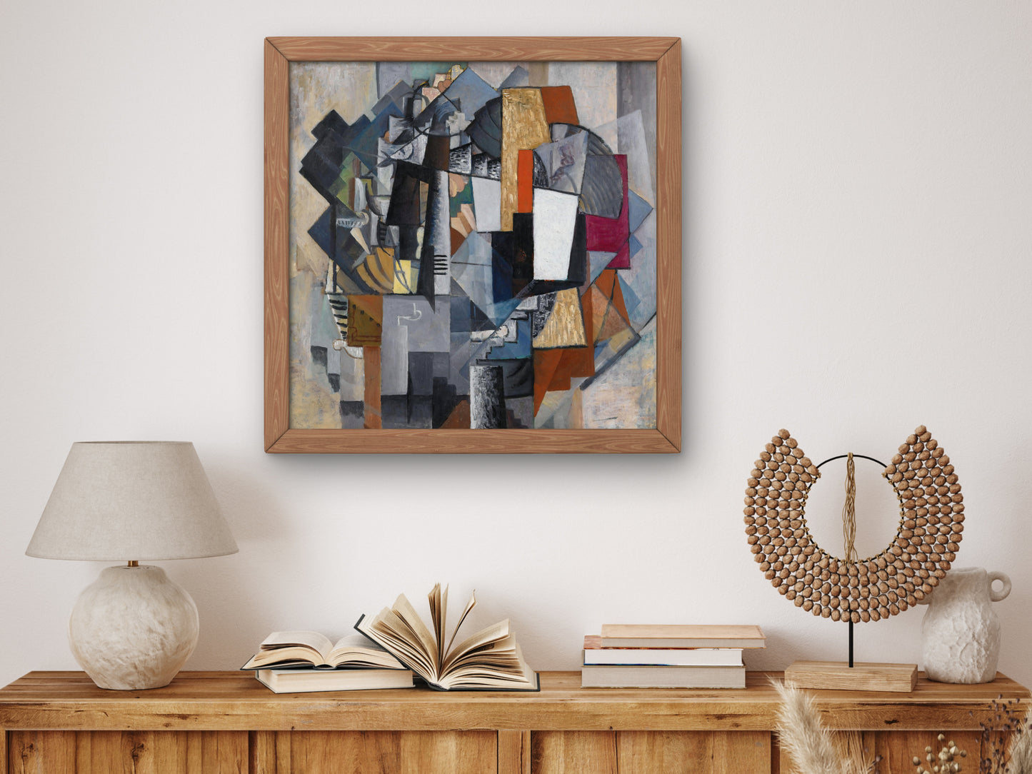 Bureau and Room by Kazimir Malevich 1913, Wall Art Print, Fine Art Reproduction, Museum Quality Decor, Poster