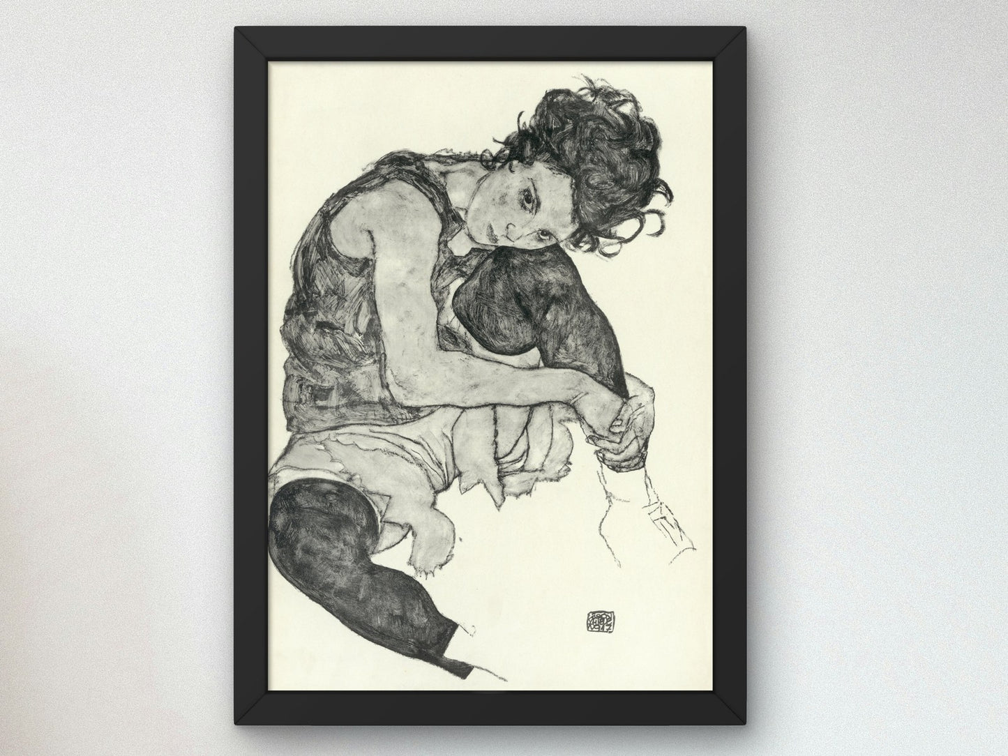Zeichnungen I by Egon Schiele 1917, Wall Art Print, Fine Art Reproduction, Museum Quality Decor, Poster